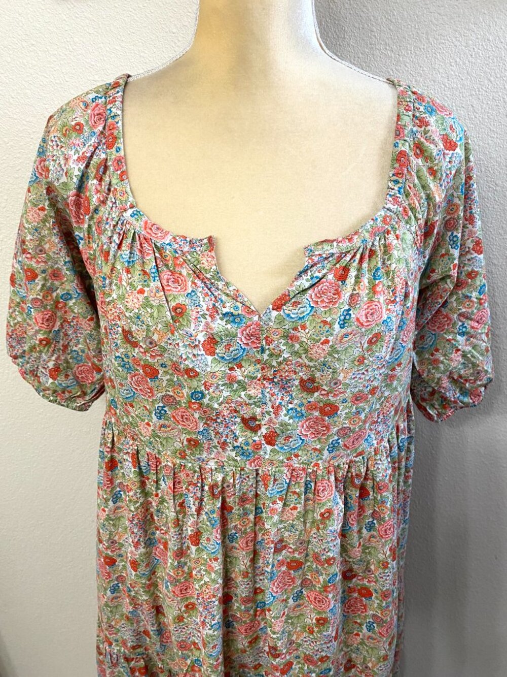 Roller Rabbit Liberty Fabric Agnese Floral Maxi Dress - Picture 4 of 11